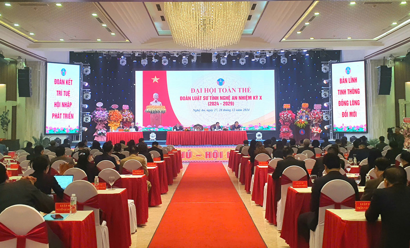 Đại hội Đoàn Luật sư tỉnh Nghệ An tổ chức thành công Đại hội nhiệm kỳ X (2024 -2029)